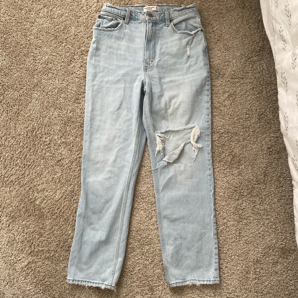 Abercrombie & Fitch '90S Straight Ultra High Rise Curve Love Jean 30/10R